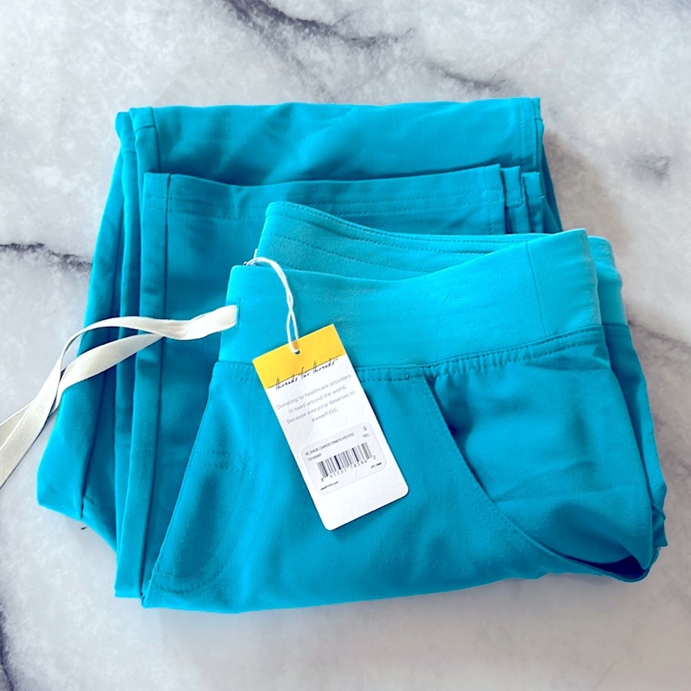 Figs TEAL Small Petite Kade Scrub Pants